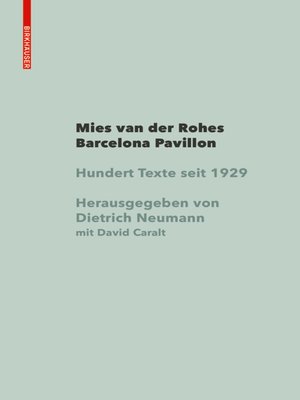 cover image of Mies van der Rohe Barcelona-Pavillon